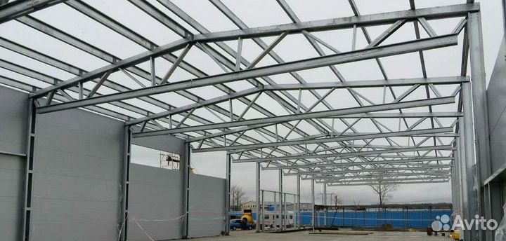 Строительство ангаров складов под ключ
