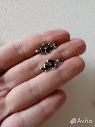 Серебряные серьги