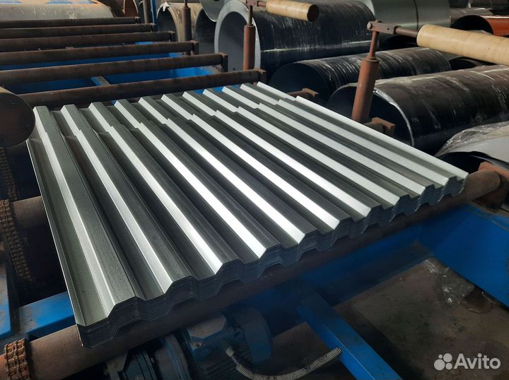 Профнастил оцинкованный окрашенный Н-57 0,65х750