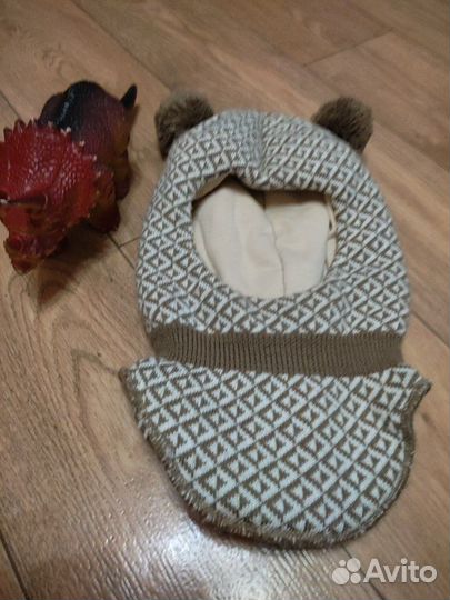 Зимняя шапка шлем 48 50