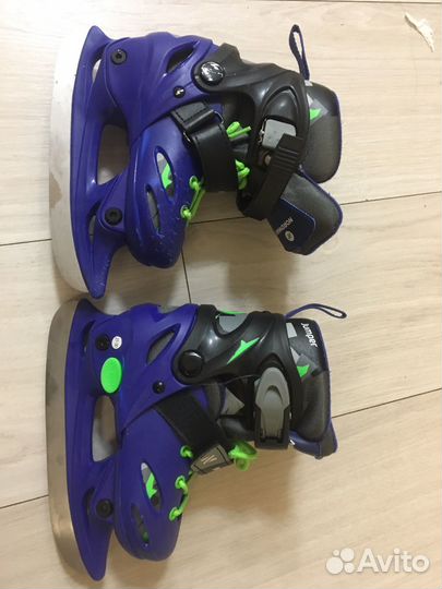 Коньки детские раздвижные 27-30