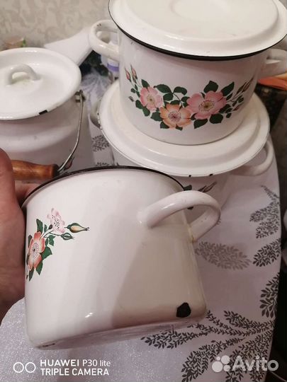 Кастрюля эмалированная СССР