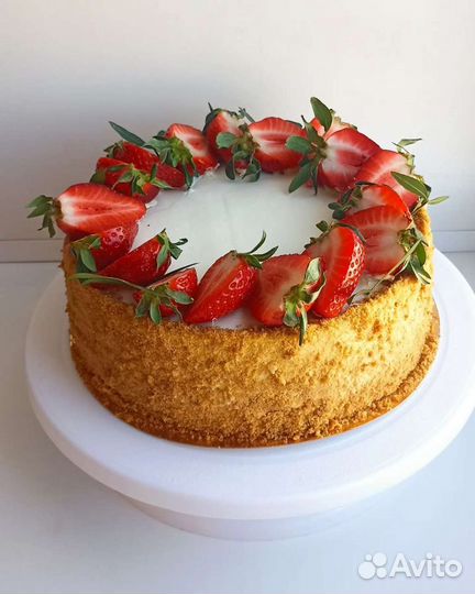 Нежнейший медовый торт с кремом кремчиз