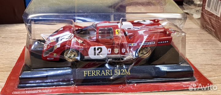 Модели машинки 1/43. Феррари ferrari 512 M