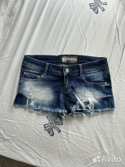 Джинсовые шорты Galliano размер 26