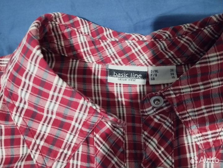 Рубашка в клетку hm