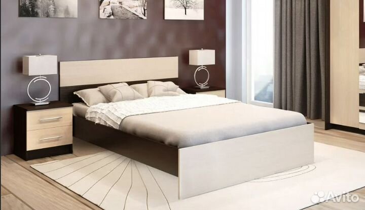 Кровать Юнона (спальное место 140 на 200 мм)