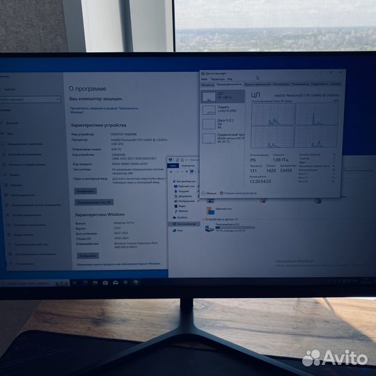 Быстрый офисный компьютер Intel
