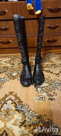 Женские резиновые сапоги 39размер