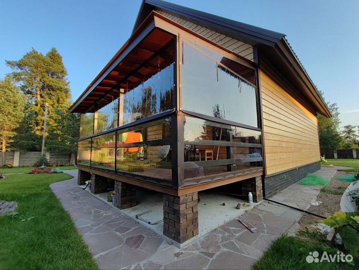 Мягкие и гибкие окна на веранду