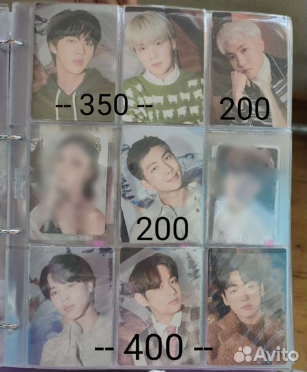 Официальные карты bts little wishes