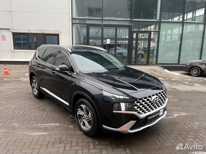 Hyundai Santa Fe 2.5 AT, 2021, 120 000 км