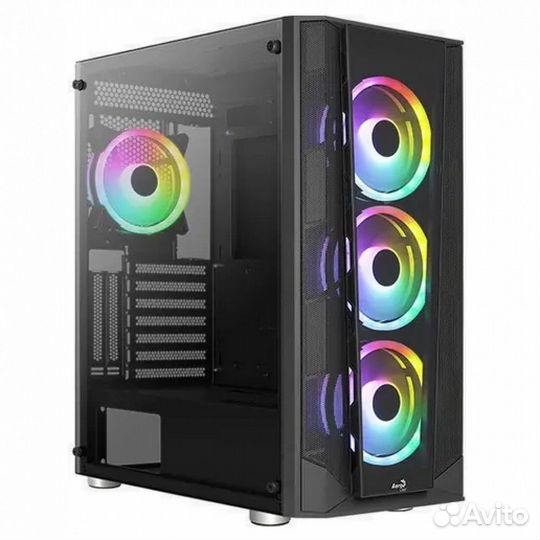 Корпус Aerocool prism-G-BK-v2 485053