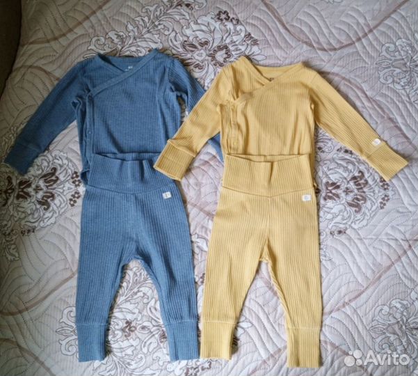 Растущий комплект боди+ штанишки hm 68