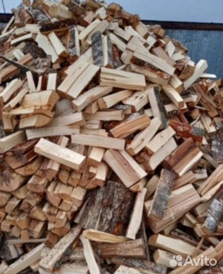 Дрова колотые дуб