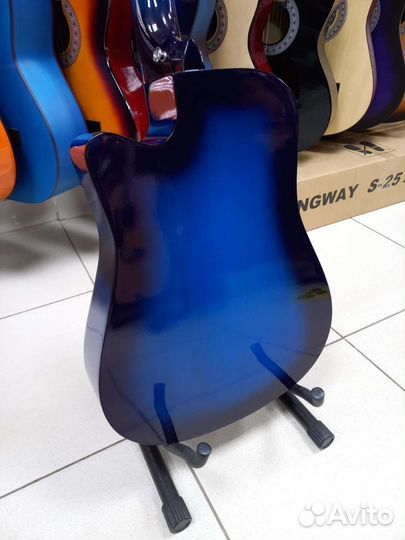 Гитара Синяя глянец