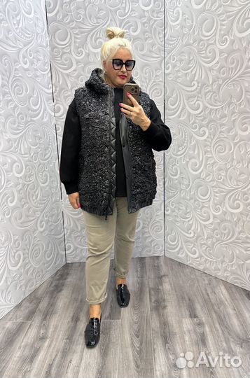 Жилет необычный р.62/64/66