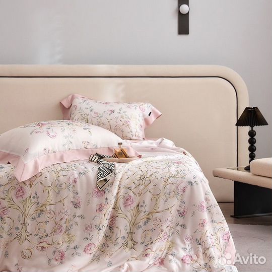 Белье постельное с готовым одеялом, Тенсел