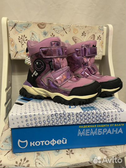 Ботинки зимние для девочки 31 котофей