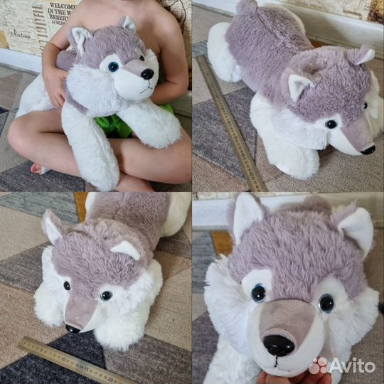 Мягкие игрушки новые плюшевый Мишка зайка хаски