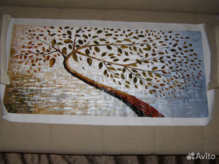 Большая интерьерная картина маслом на холсте