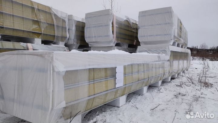 Сэндвич-панели (мин.вата)