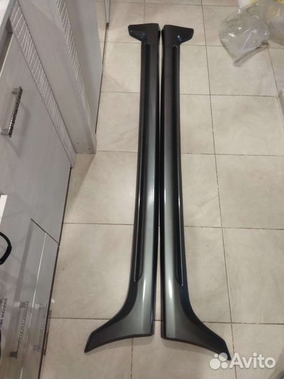 Накладки на пороги ваз гранта