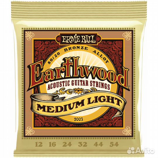 Струны для акустики ernie ball 2003 (12-54)
