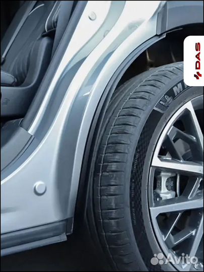 Подкрылки для задних колес GAC GS8 / Гак GS8 2023-2025 г.в