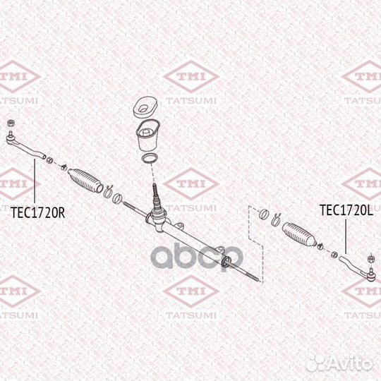 Наконечник рулевой тяги nissan Micra/Note/Tiida