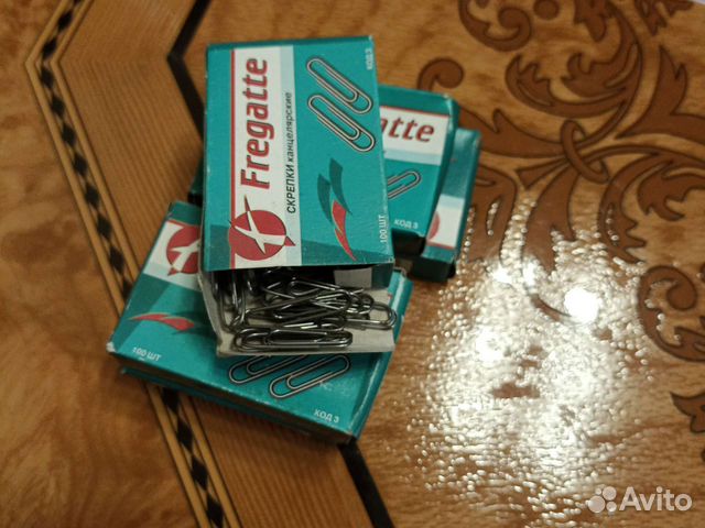 Скрепки канцелярские металлические