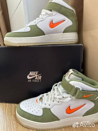 Мужские кроссовки Air Force1 Mid QS. Оригинал