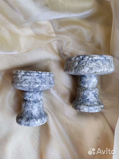 Подсвечник камень 10*8*6см, классика