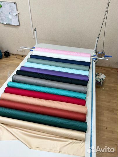 Простыни на резинке из тенселя и египетского хлопк