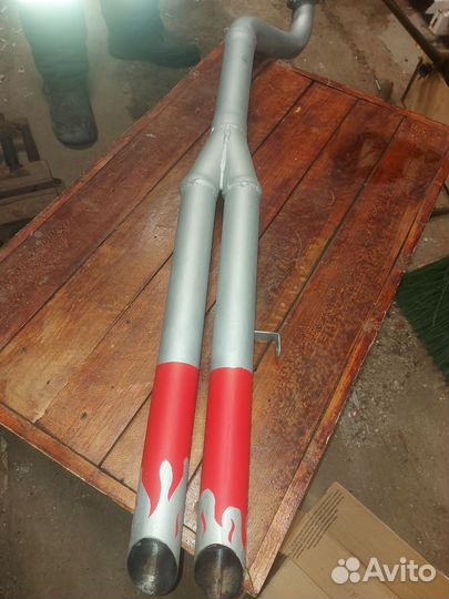 Двойной глушитель ваз 2107