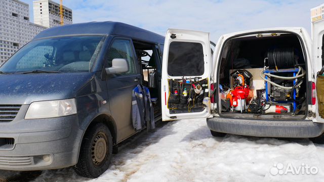 Прочистка канализации, устранение засора