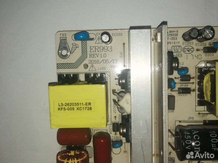 Блок питания ER993 REV: 1.0