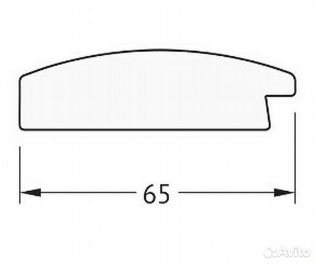 Зеркало Evoform Definite 156х76 BY 1119 в багетно