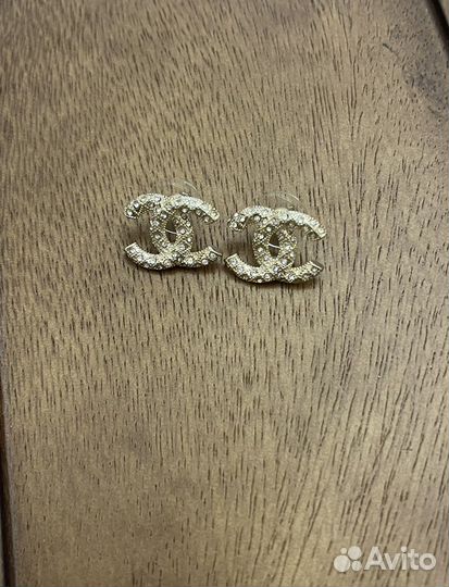 Серьги chanel винтаж