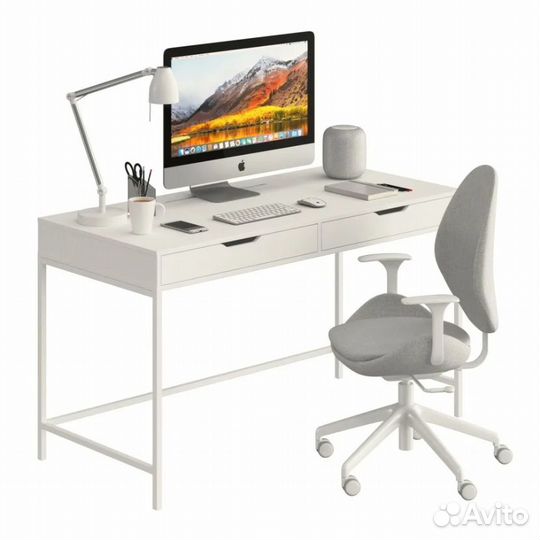 Письменный стол Алекс 132х58 Икеа