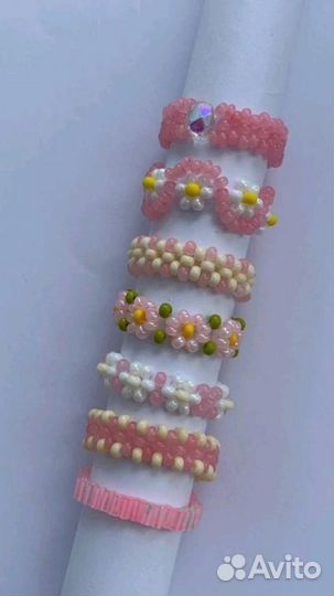 Набор колец из бисера