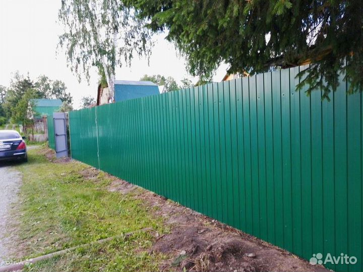 Заборы из профнастила