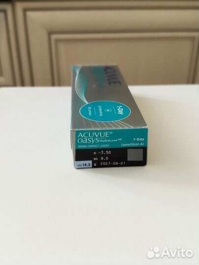 Acuvue oasys hydraluxe 1 day -3,5