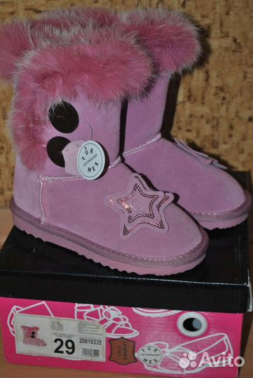Угги девичьи новые, р.29