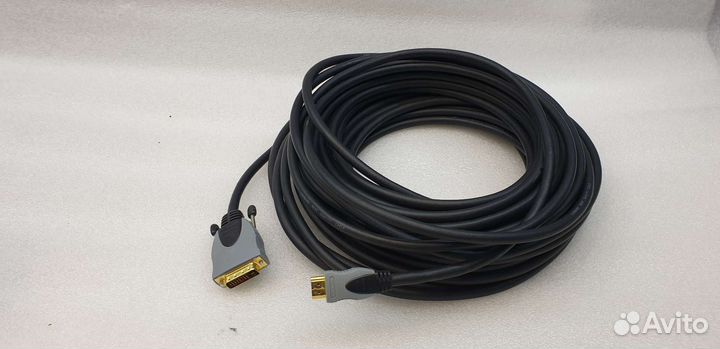 Кабель Hdmi-dvi 20м