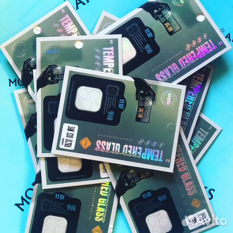 Защитные 3D стёкла на камеру для Samsung