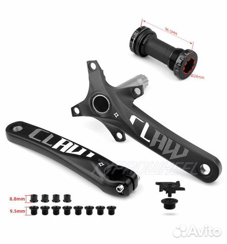 Система шатунов Prowheel для велосипеда