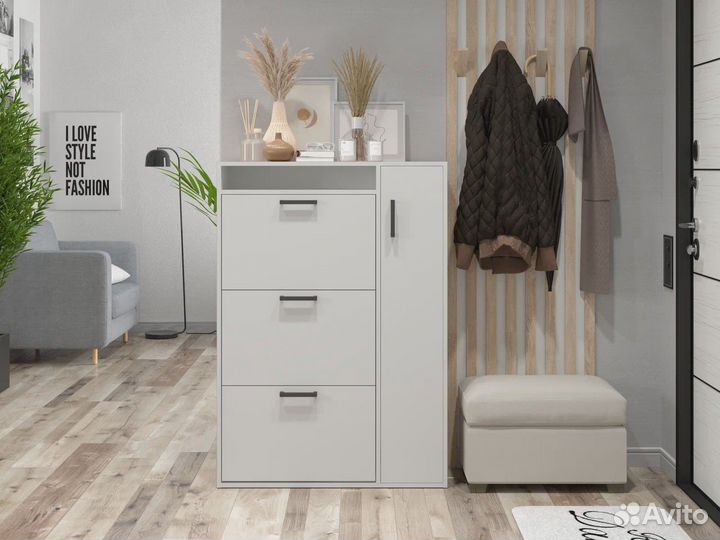 Обувница вместительная 18 пар, наличие склад