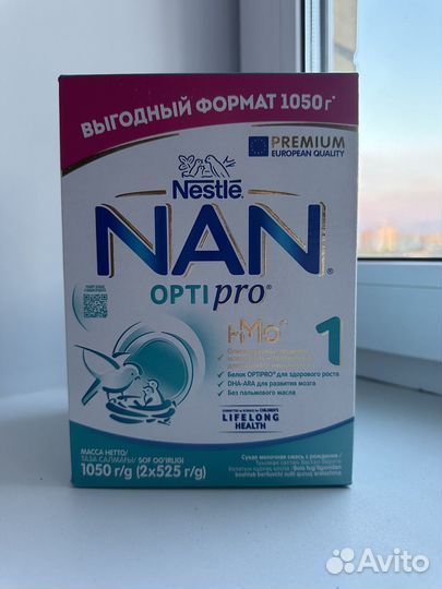 NAN optipro 1 детская смесь нан оптипро