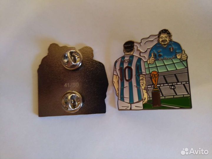 Значки футбол чемпионат мира, сборная Аргентин